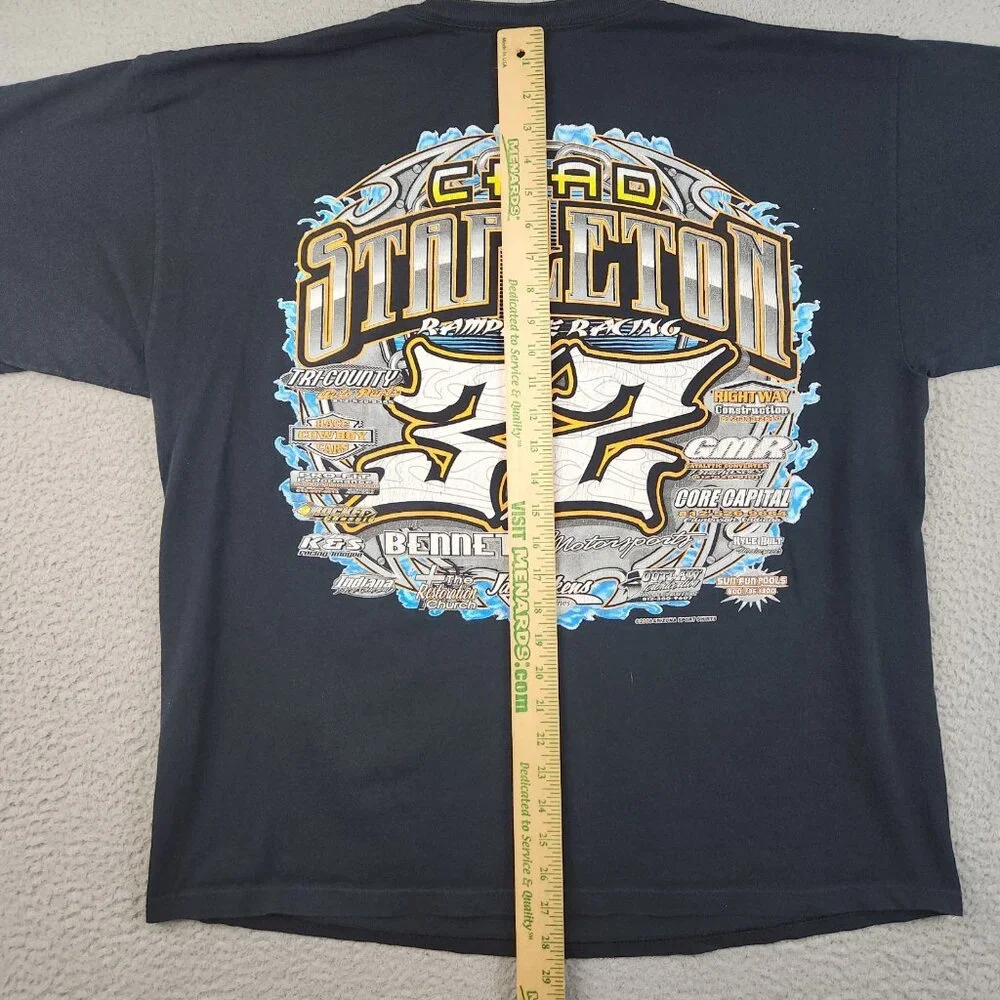 Chad Stapleton Dirt Late Model Motorsports Racing Shirt Mens Extra Large Indiana - Picture 7 of 11